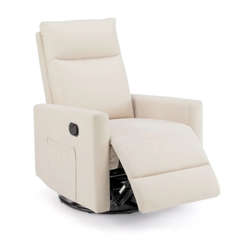 Manual Recliner Chair Winback Fabric Single Sofa
