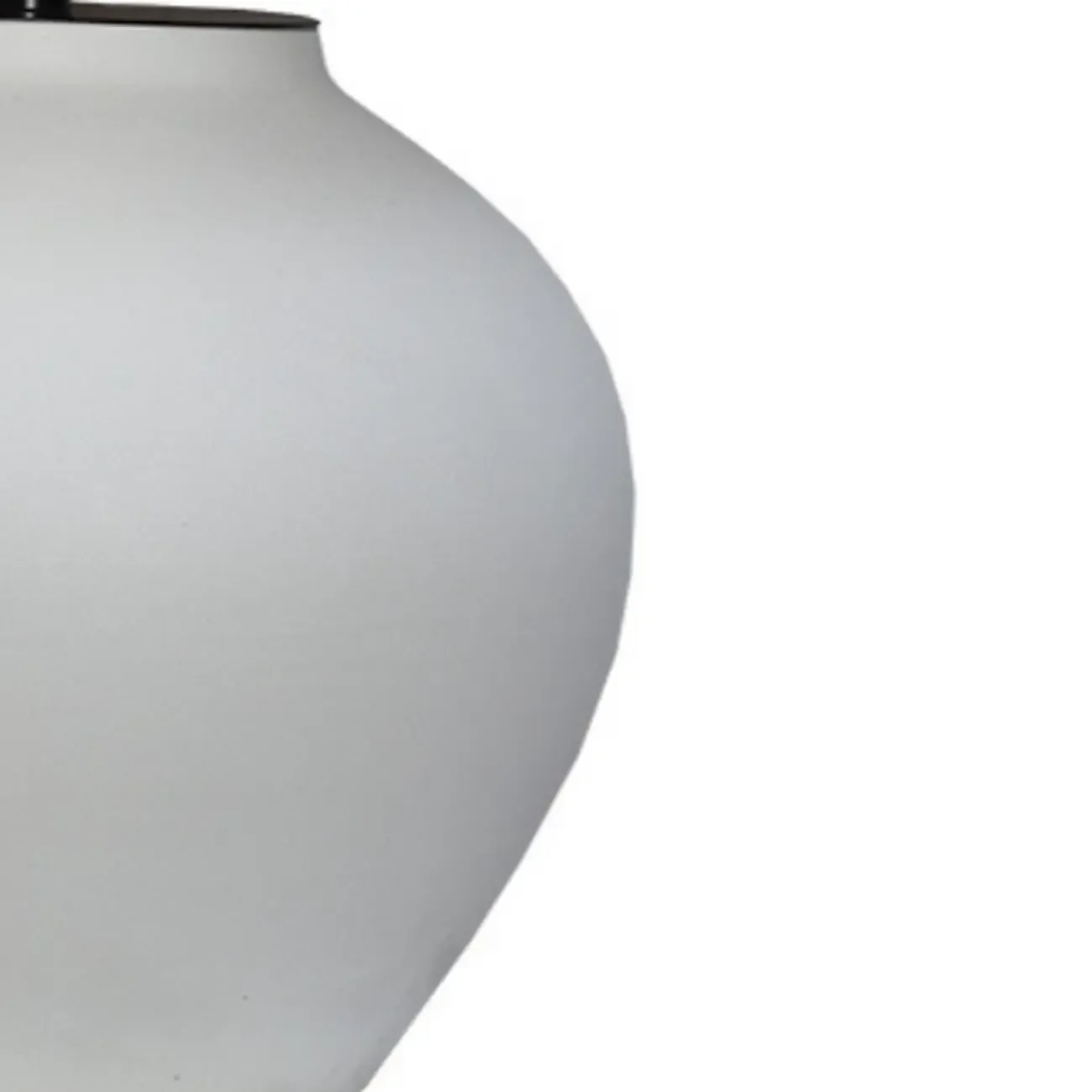 Simple Modern Ceramic Yellow LED Table Lamp in Fabric Shade