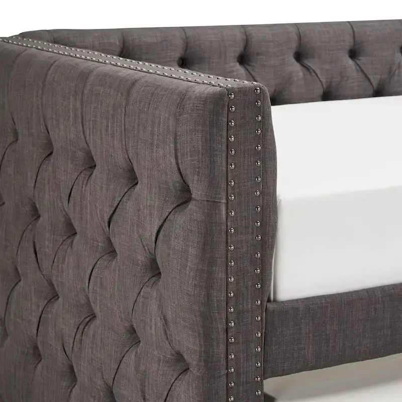 Knightsbridge Twin Tufted Nailhead Daybed by iNSPIRE Q Artisan