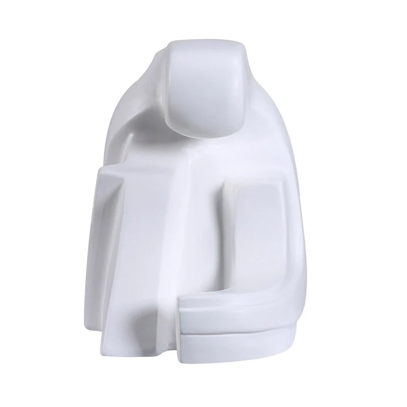 Renwil Imagine Ceramic Statue, Matte Off-White