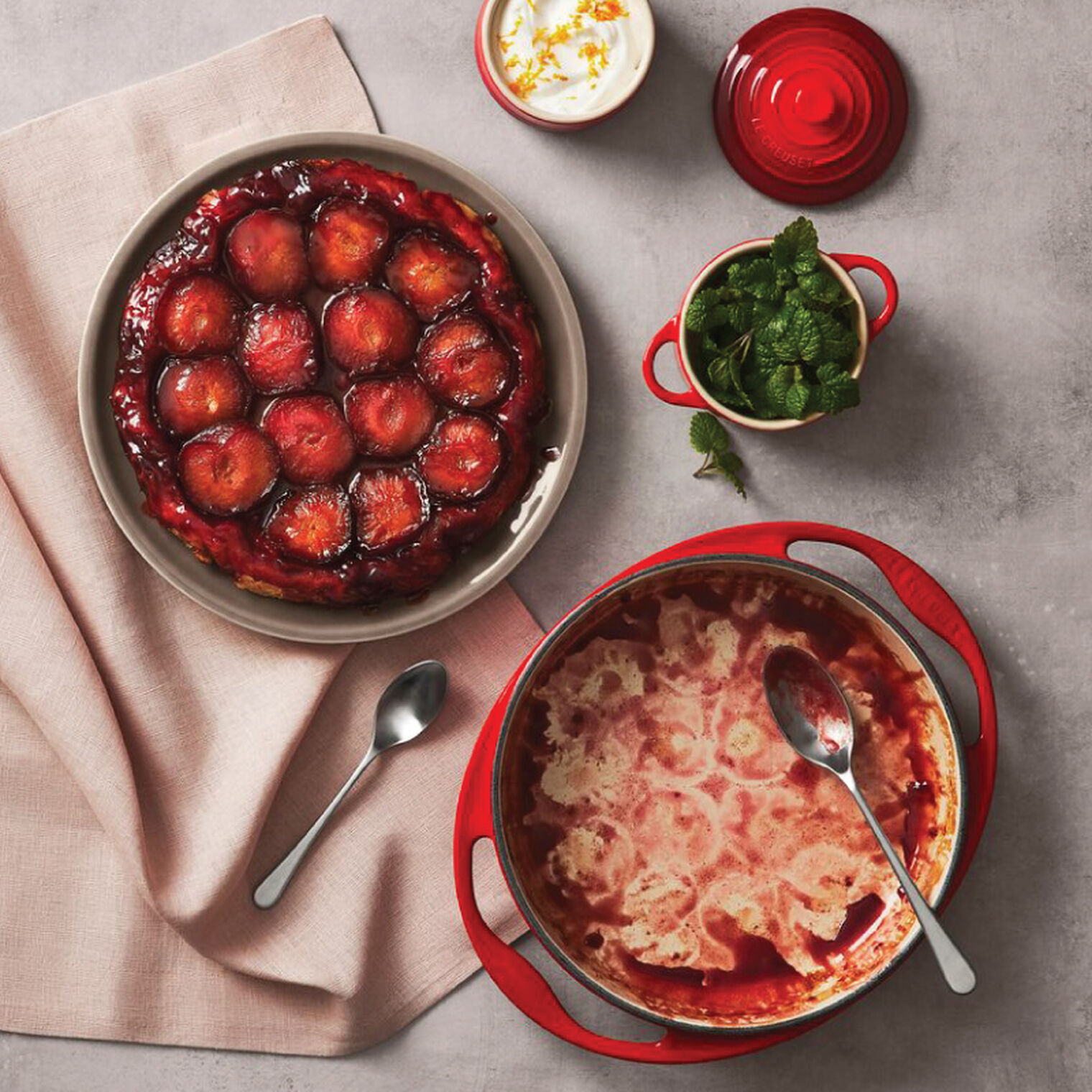 Traditional Round Tarte Tatin Dish