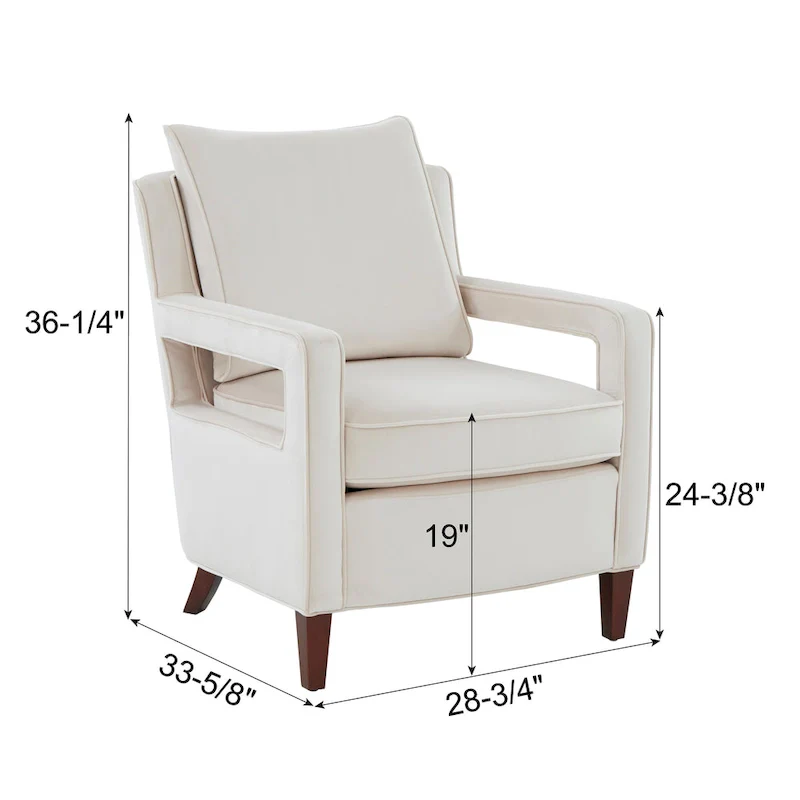 Quinn Velvet Accent Arm Chair by Greyson Living