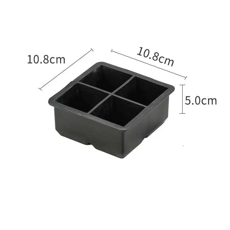 HULIANFU Perfect Ice Cube Silicone Cube Maker Form  Cake Pudding Chocolate Molds Easy to Remove Ice Trays Fade Resistant - Deanwangkt