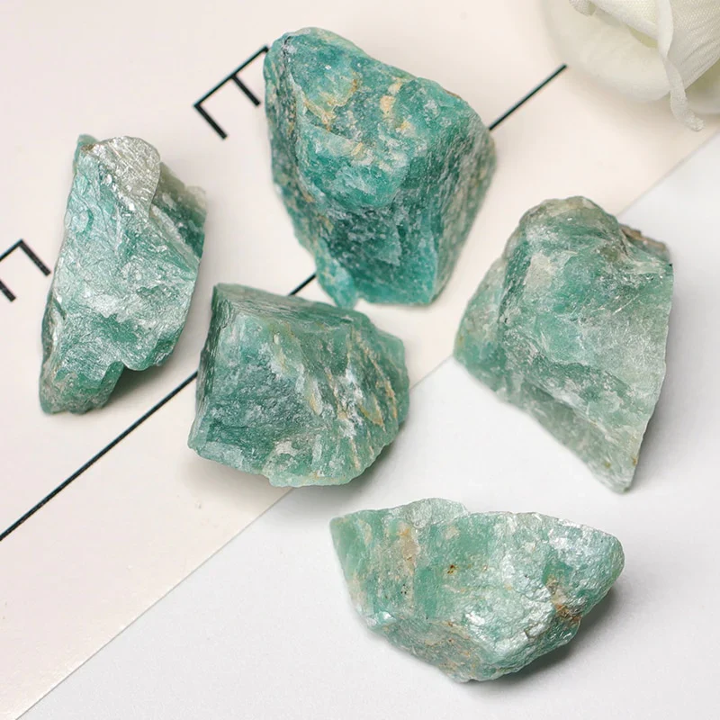 HULIANFU Natural Crystal Quartz Coarse Mineral Specimen, Rose Crystal, Irregular Shape, Rough Rock, Reiki Healing Stone Home Decoration - Deanwangkt