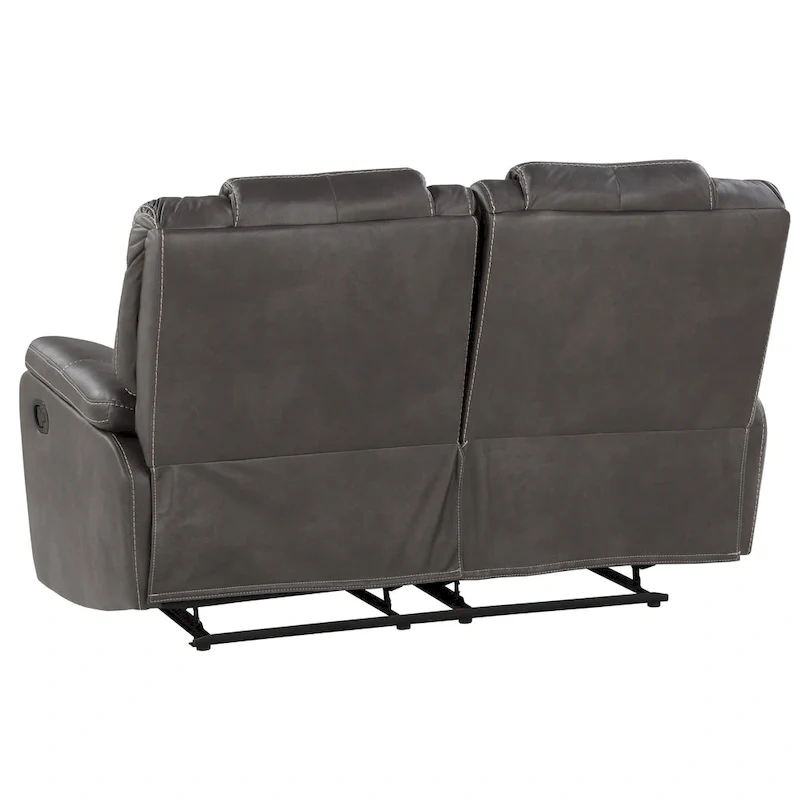 Kameryn Faux Leather Manual Reclining Loveseat