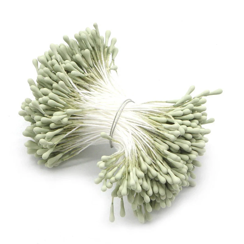 HULIANFU 2026  Lucia Crafts 144/420/600/1000pcs /Lot  Flowers Stamen 2mm  DIY Artificial Flowers  Wreath For Wedding Party Home Decor  D0401 - Deanwangkt