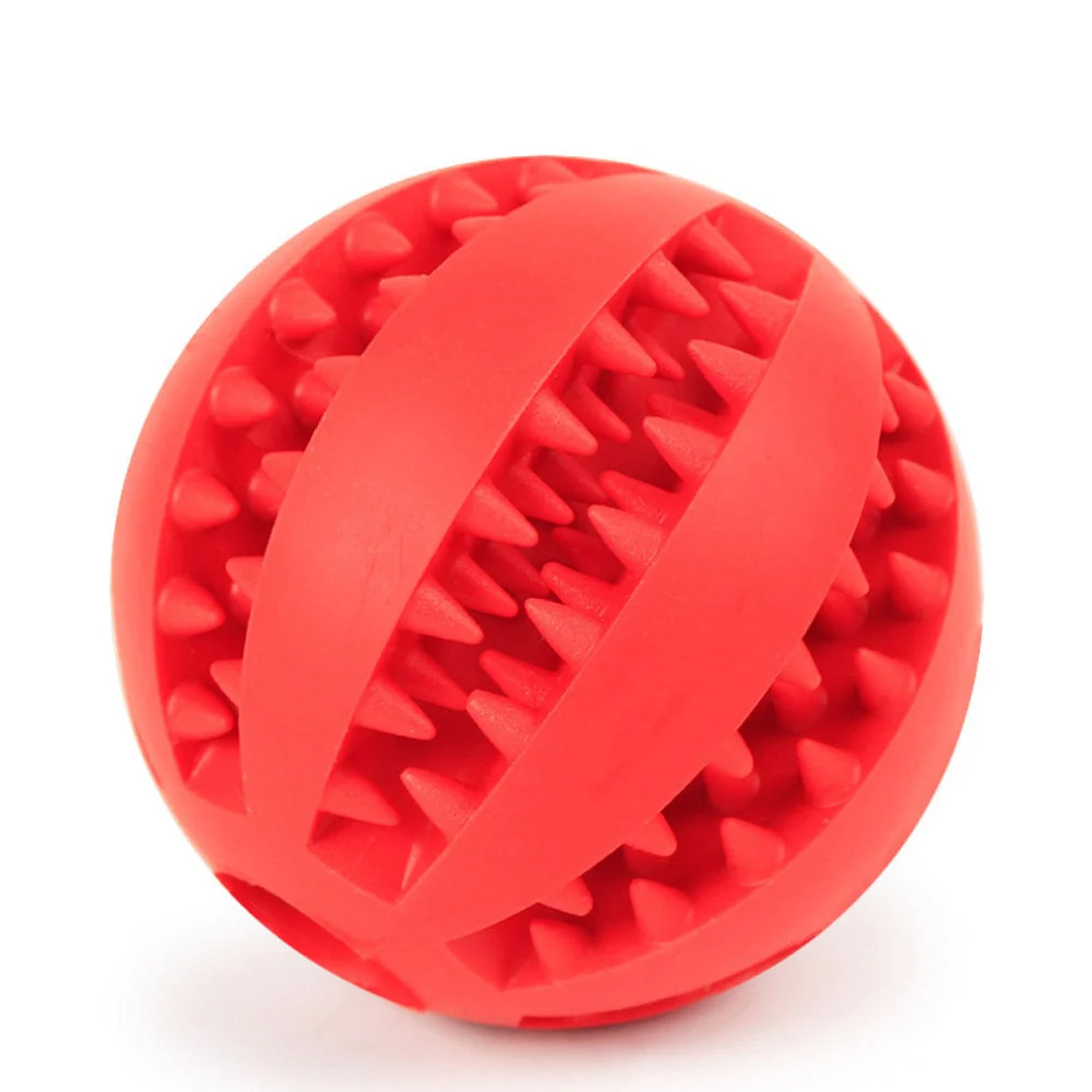 HULIANFU Toys for Dogs Rubber Dog Ball For Puppy Funny Dog Toys For Pet Puppies Large Dogs Tooth Cleaning Snack Ball Toy For Pet Products - Deanwangkt