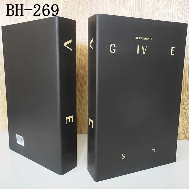 HULIANFU Ins Fashion Fake Books for Decoration Home Decor Coffee Table Book Simulation Prop Book Model Hotel Room Unopenable Box Book - Deanwangkt