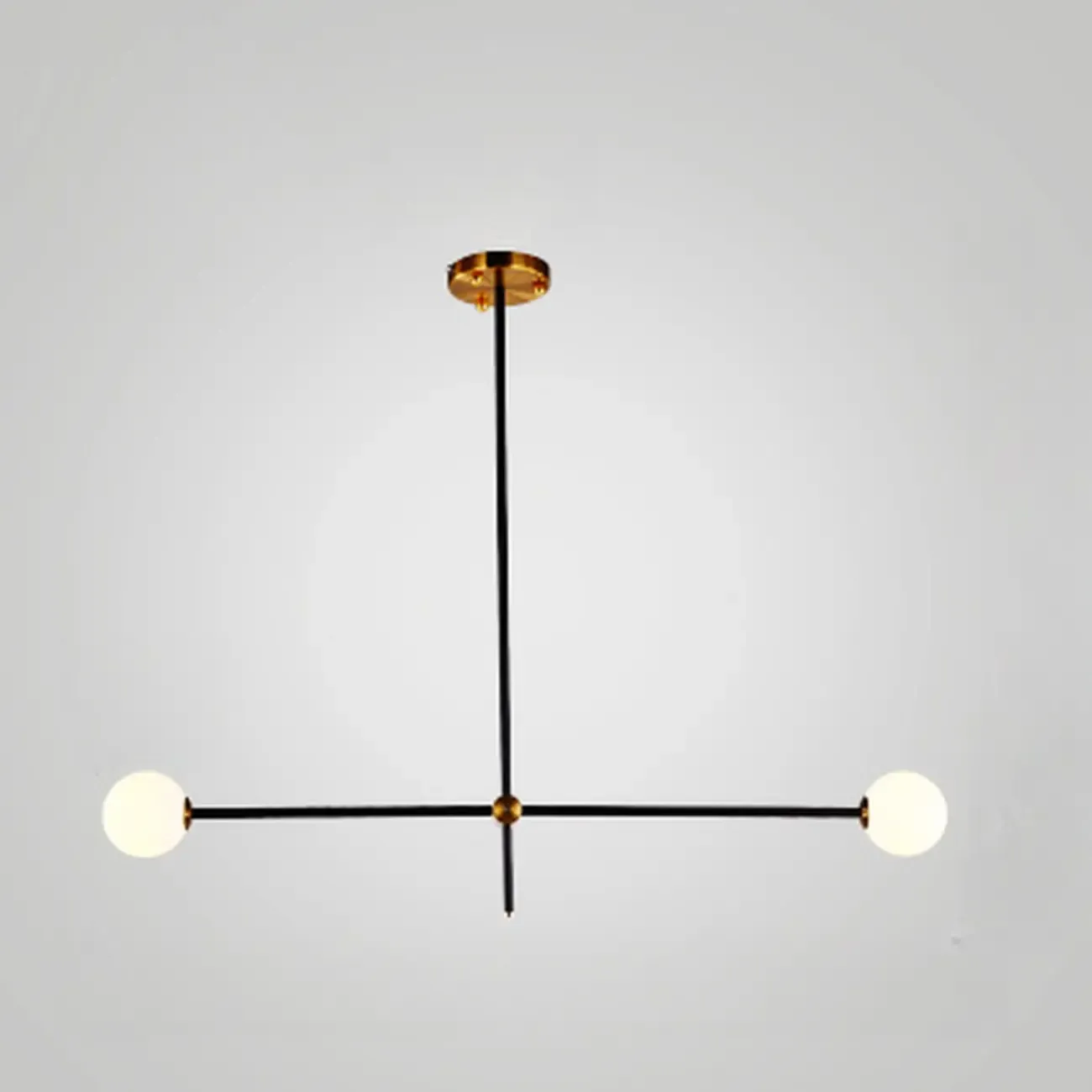 6-Light Black Industrial Sputnik Chandelier