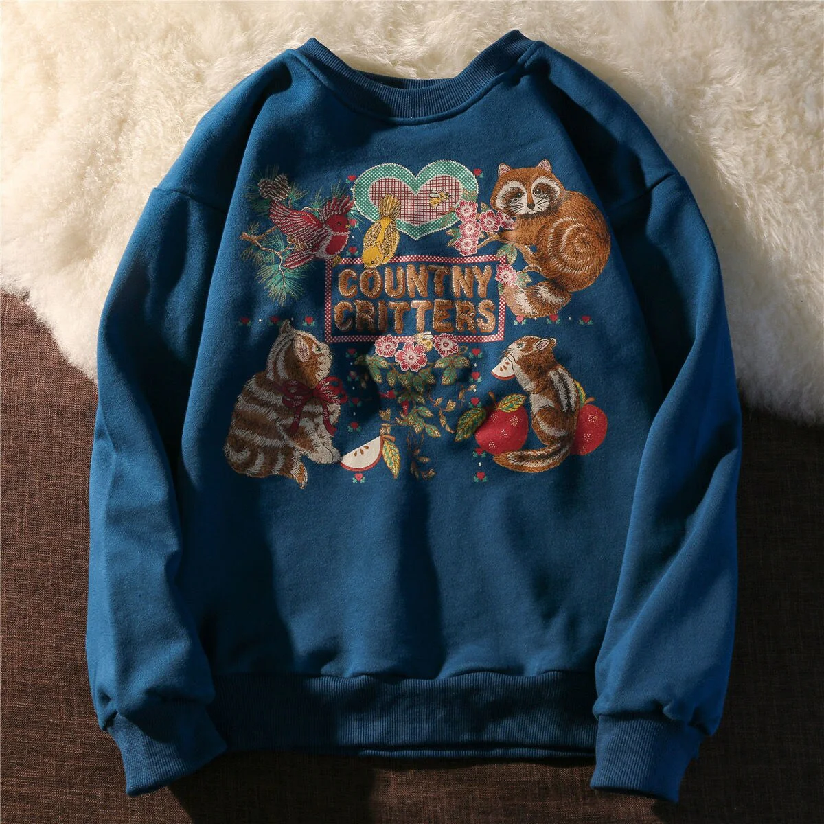 Harajuku Animal Cat Fun Print Sweatshirts Hoddies for Teens Girls Fashion Clothes Autumn New Streetwear Womens Winter Tops - Deanwangkt