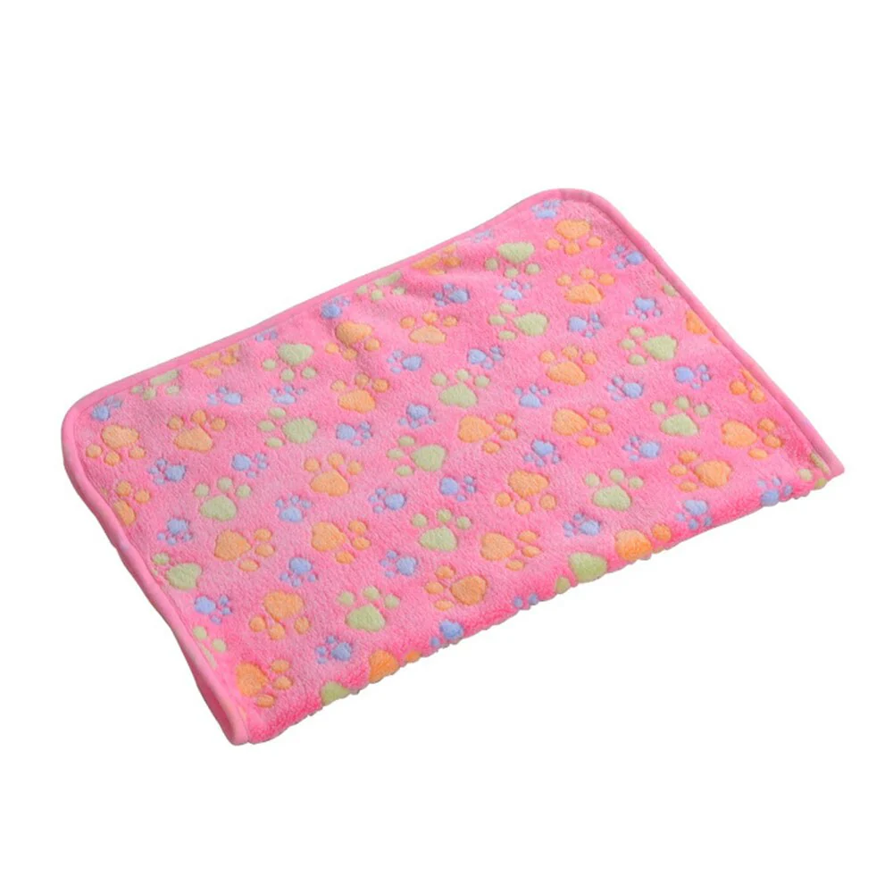 HULIANFU Soft and Fluffy Light Thin Pet Blanket Cute Cartoon Pattern Dog Bed Mat Warm and Comfortable Bed Blanket for Cats Pet Supplies - Deanwangkt