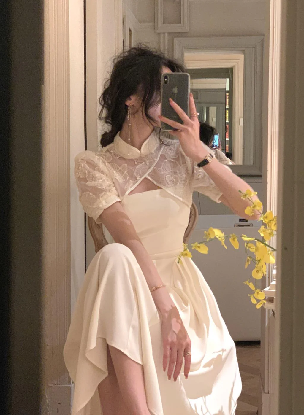 Hulianfu Women Elegant Midi Two Piece Dress Set Vintage Summer New Spaghetti Strap Sexy Party Slim Prom Clothes Korean Party Vestidos - Deanwangkt
