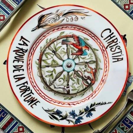 HULIANFU Retro Plate Bone China Dinner Set Nordic Kitchen Ceramic Dessert Charger Plates for Wedding Tableware Trays Decorative Mug Cup - Deanwangkt
