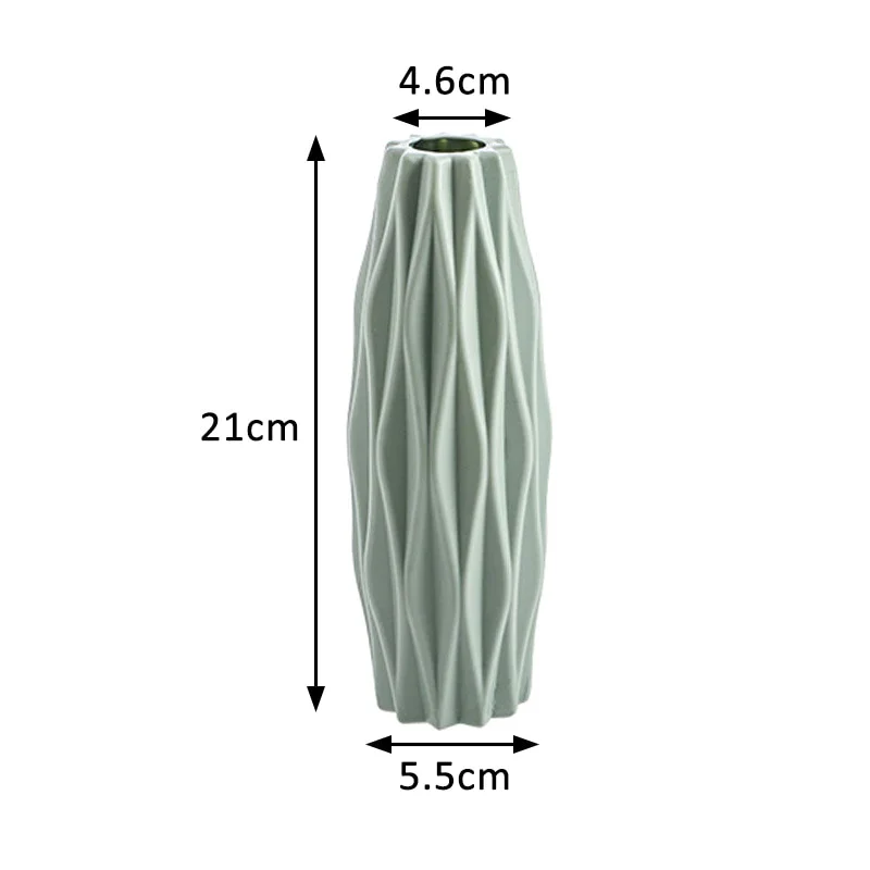 HULIANFU Modern vases decoration home Nordic Style Flower Arrangement Living Room Origami flower pot for interior - Deanwangkt