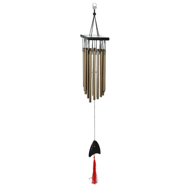 HULIANFU Outdoor Living Wind Chimes Yard Garden Tubes Bells Copper Antique Windchime Wall Hanging Home Decor Decoration wind chimes - Deanwangkt