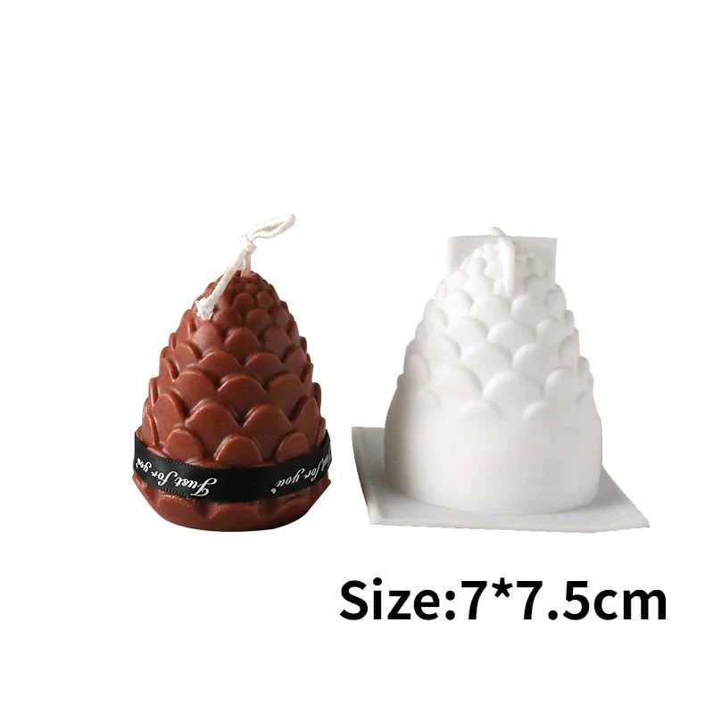 HULIANFU Scented Candle Mold DIY Wool shape Candle Silicone Casting Mold Handmade Candle Soap Making Wax Mold Handcraft Home Decoration - Deanwangkt
