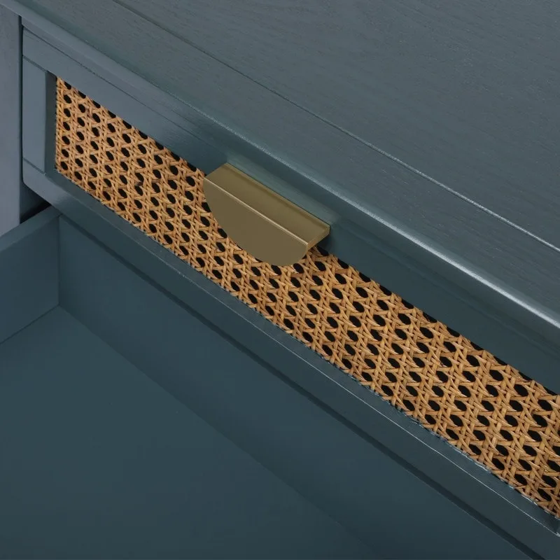 Nightstands with 2 drawers, rattan nightstands, drawers and shelves