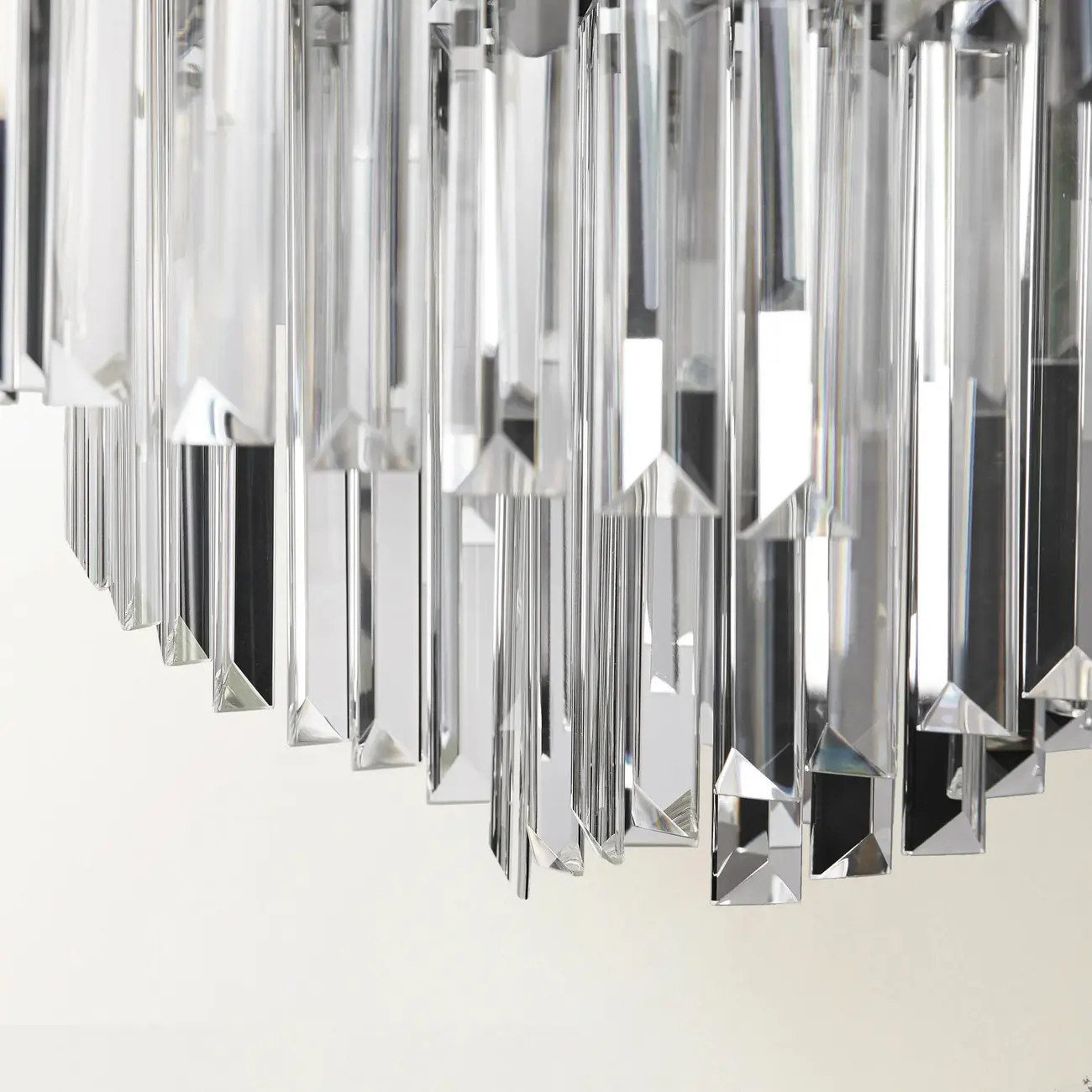 Modern Luxury Spiral-Shaped Clear Crystal Chandelier