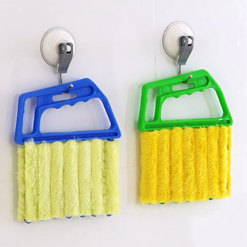 HULIANFU Microfibre Venetian Blind Cleaner Window Conditioner Duster Shutter Clean Brush washable venetian blind blade cleaning cloth - Deanwangkt