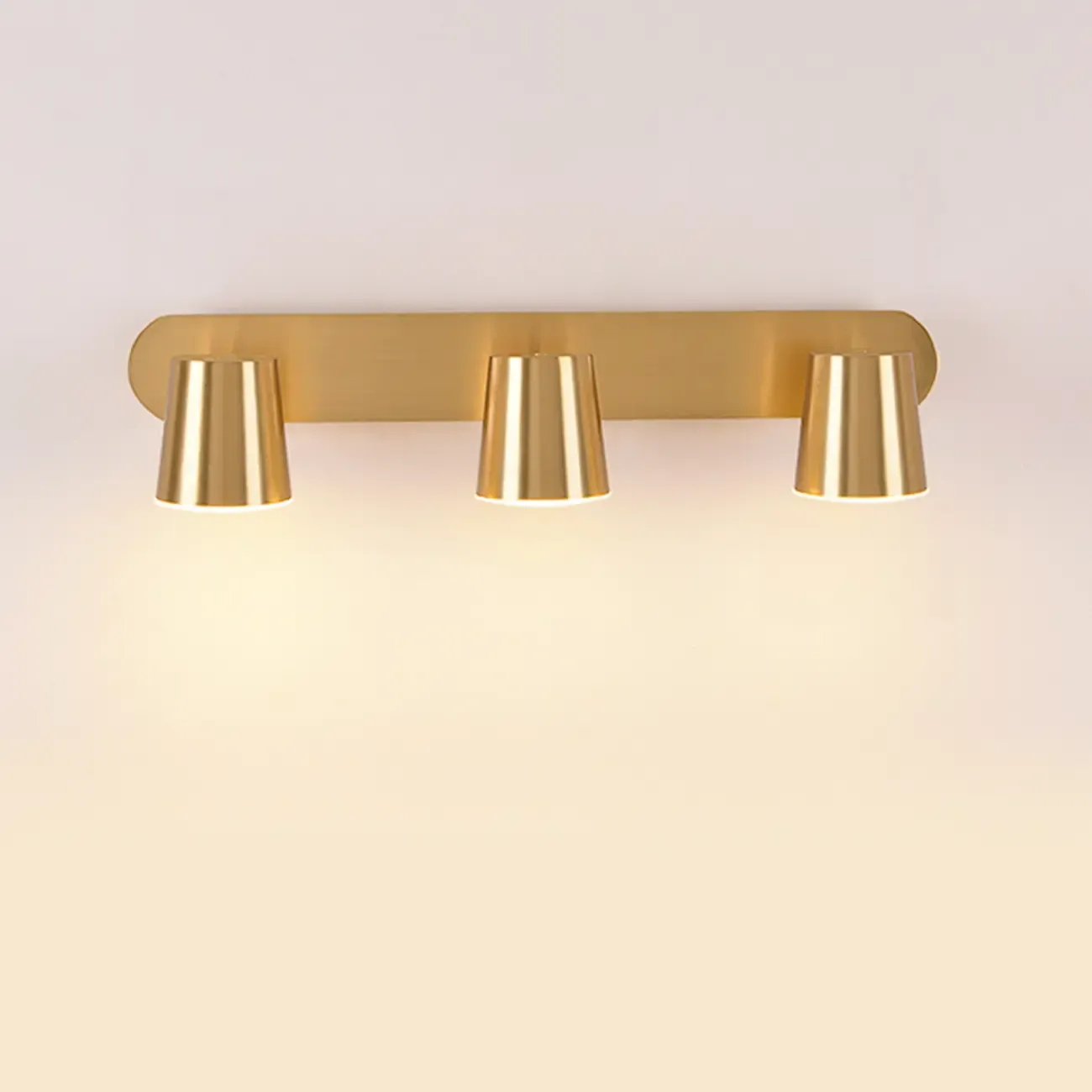 Bathroom Modern Vanity Light with Metal Lampshade