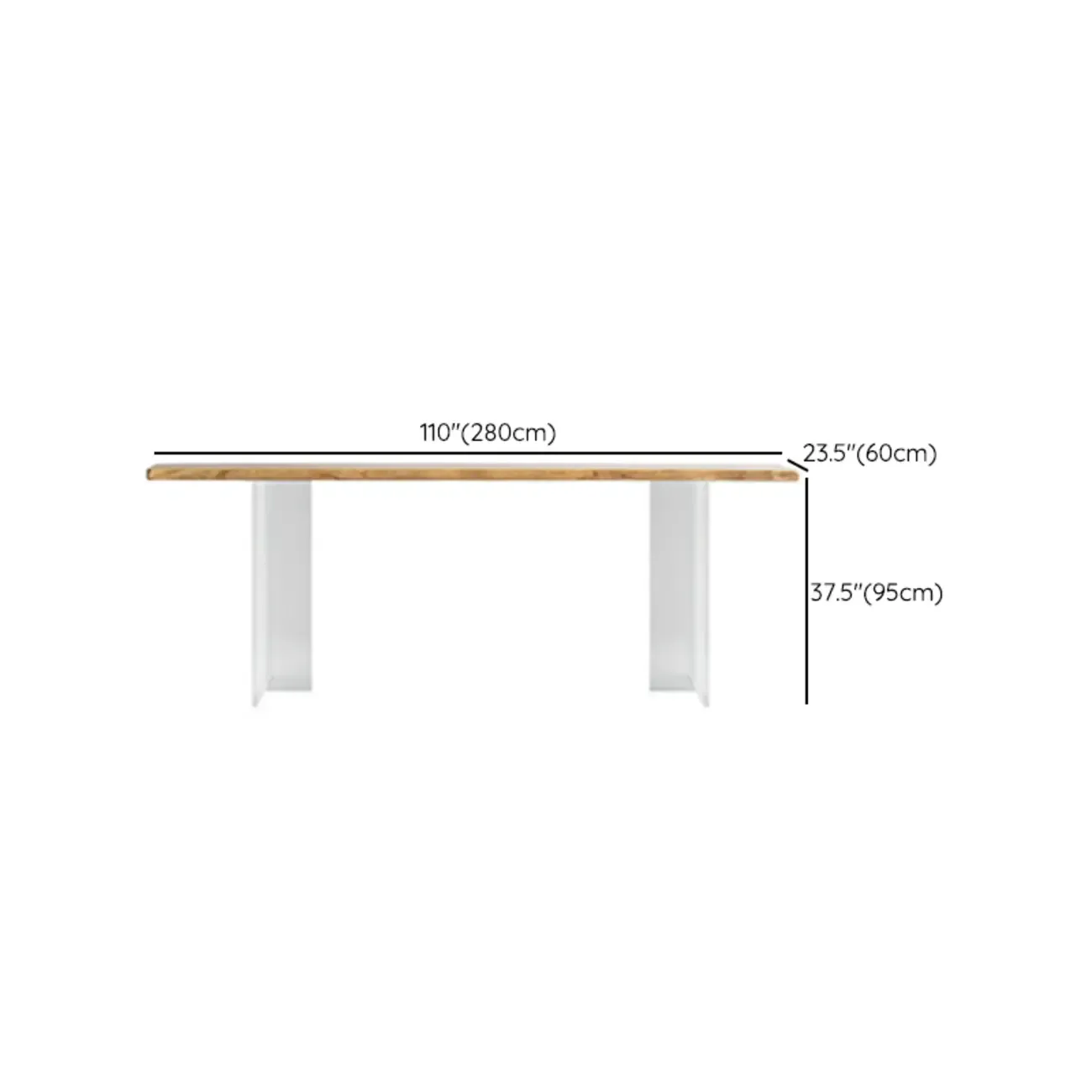 Scandinavian Clear Plastic Base Bar Tables with Wooden Top