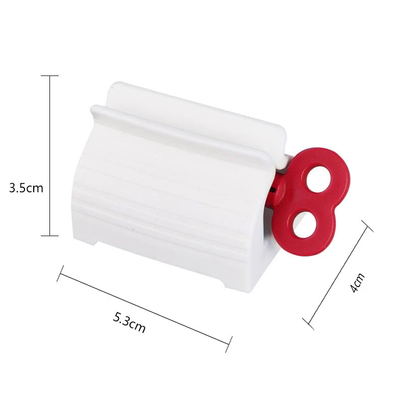 HULIANFU Rolling Toothpaste Device Tube Dispenser Holder Multifunctional Plastic Facial Cleanser Squeezer Press for Bathroom Accessories - Deanwangkt