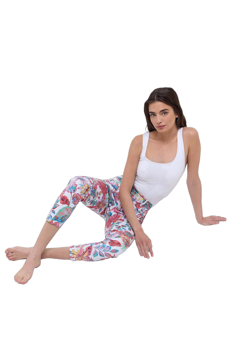 Baumwollhose mit Comfort-Stretch – Rückansicht