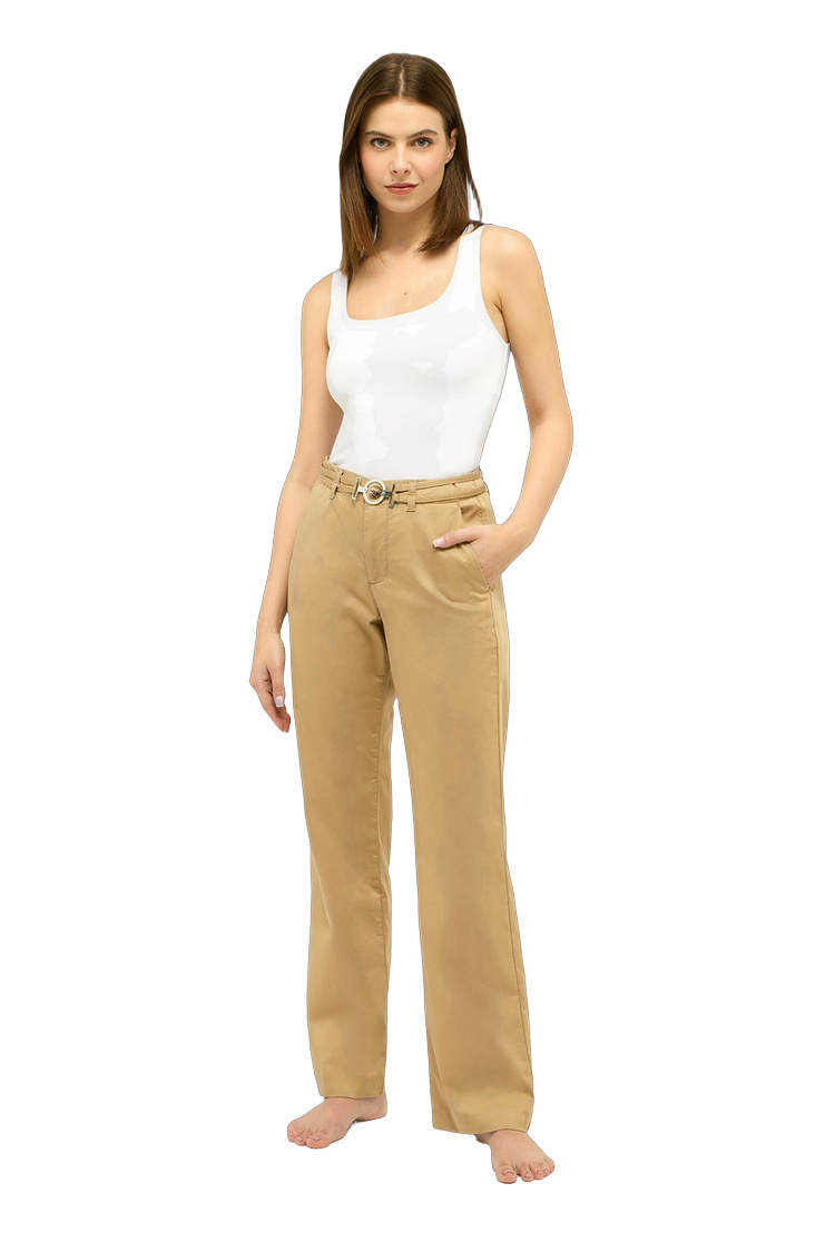 Hose aus Baumwollmischgewebe mit Comfort Stretch – Rückansicht