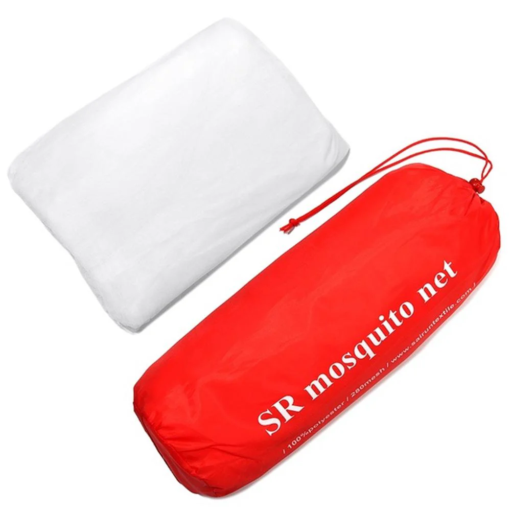 HULIANFU White Camping Mosquito Net Travel Repellent Tent Indoor Outdoor Insect Tent  4 Corner Post Canopy Hanging Bed With Storage Bag - Deanwangkt
