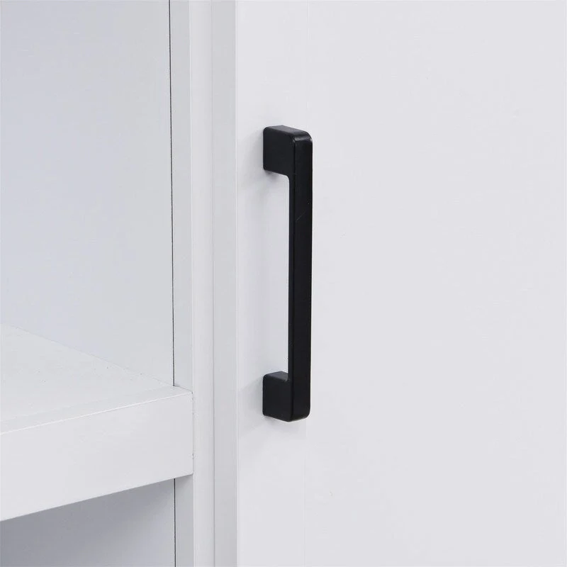 Farmhouse 4-in-1 Hall Tree with Open Display Shelves, Mudroom Shoe Bench with Open Compartments, Entryway Coat Rack with 6 Hooks