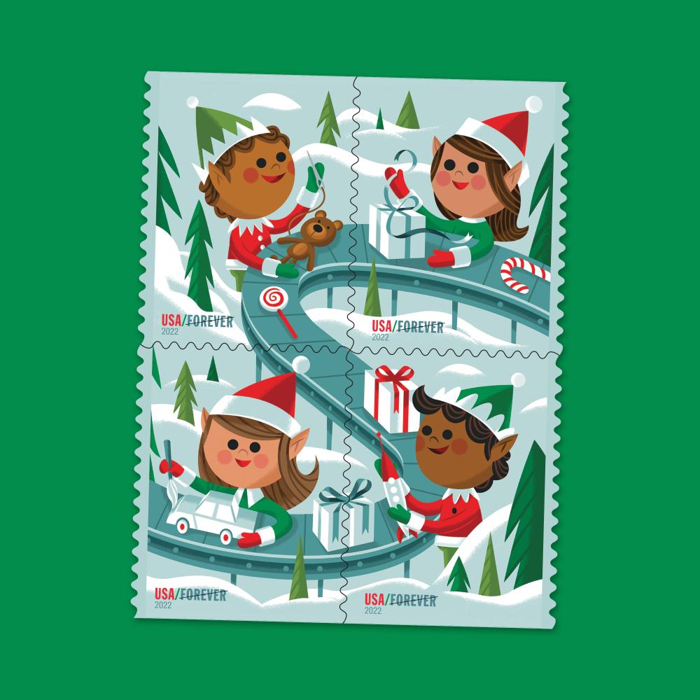 Elves in Action - TWENTYSTAMPS