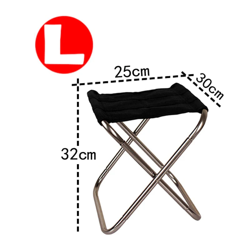 HULIANFU Ultralight Folding Chair Picnic Camping Chair Travel Foldable Aluminium Durable Portable Fishing Seat Outdoor Travel Furniture - Deanwangkt