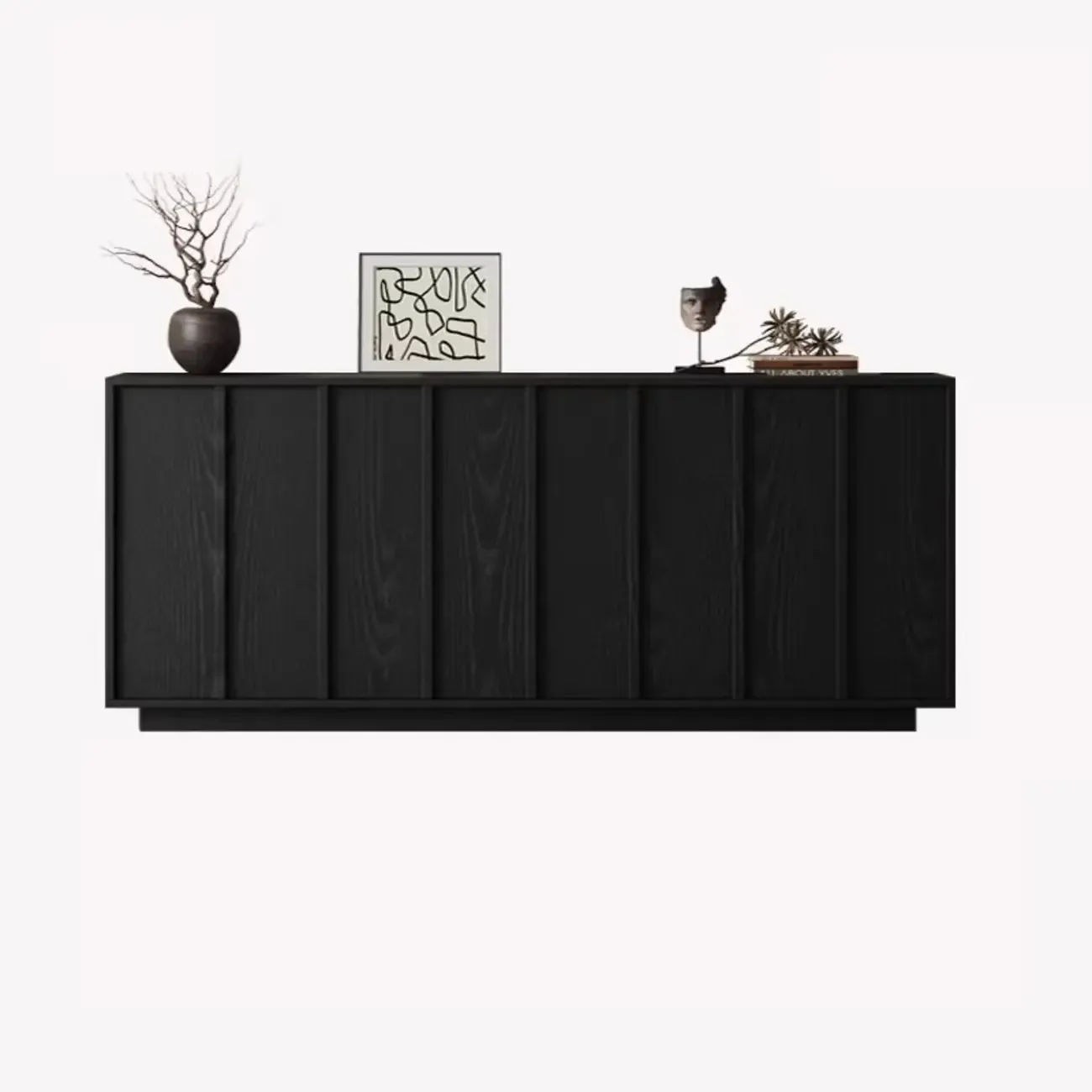 Modern Wood Buffet with Alterable Shelves