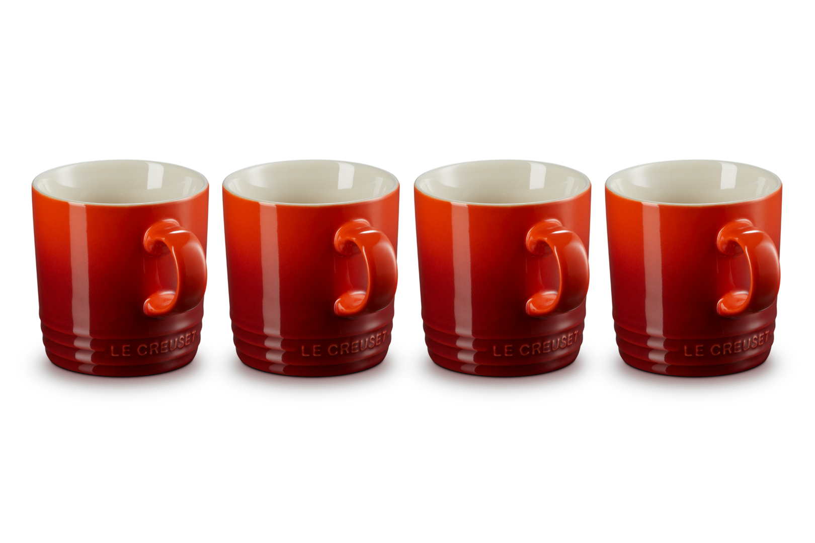 Stoneware Set of 4 Mugs