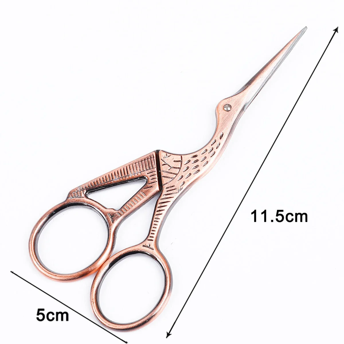 HULIANFU Vintage Stainless Steel Tailor Yarn Trim Cut cross stitch Scissor fabric Needlework Embroidery Thread knitting tool Sewing Tool - Deanwangkt