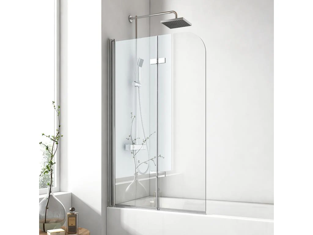 Pare Baignoire Verre - Argente