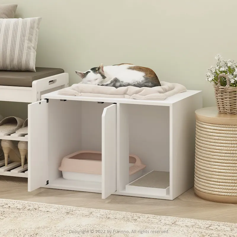 Furinno Peli Small Litter Box Enclosure
