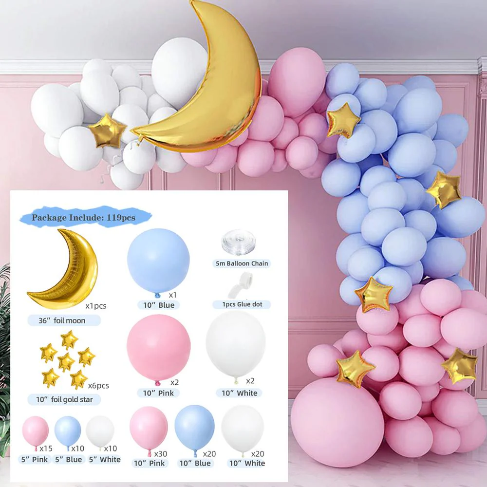 HULIANFU QIFU Macaron Balloons Garland Latex Ballons Arch Happy Birthday Party Decor Kids Adult Wedding Baloon Chain Baby Shower Balon - Deanwangkt