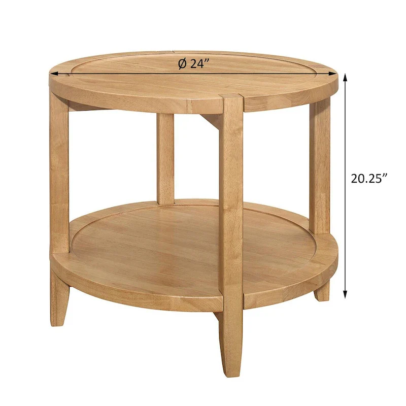 Isbell Maple End Table with Shelf