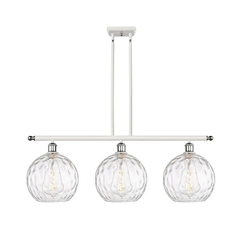Innovations Lighting Athens Water Glass 3 Light 37  Stem Hung Island Light