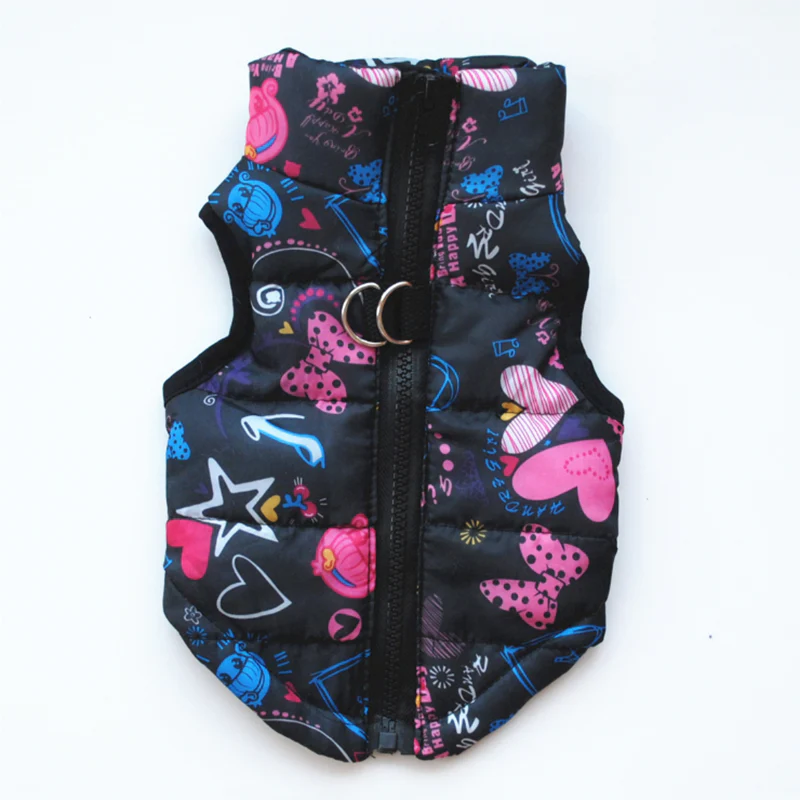 HULIANFU Warm Dog Clothes For Small Dog Windproof Winter Pet Dog Coat Jacket Padded Clothes Puppy Outfit Vest Yorkie Chihuahua Clothes - Deanwangkt
