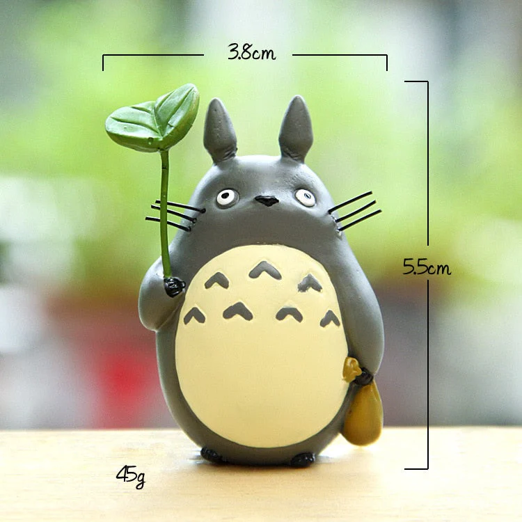 HULIANFU Resin Hayao Miyazaki Totoro Model Figurines Fairy Flower Pot Ornament Miniatures Moss Gnome Decoration Crafts Gifts Home - Deanwangkt