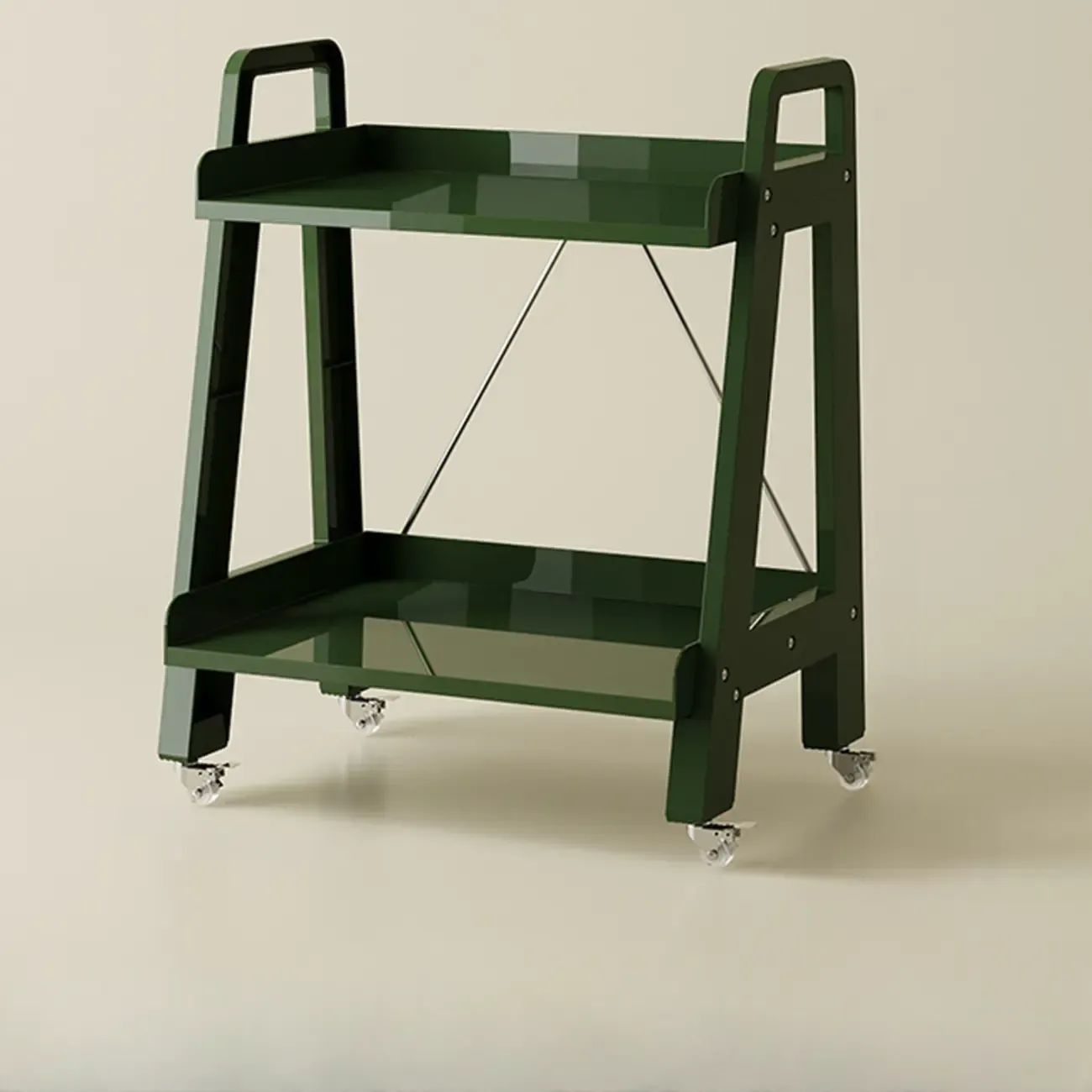 Modern Milky White Four Legs Acrylic Sofa End Table