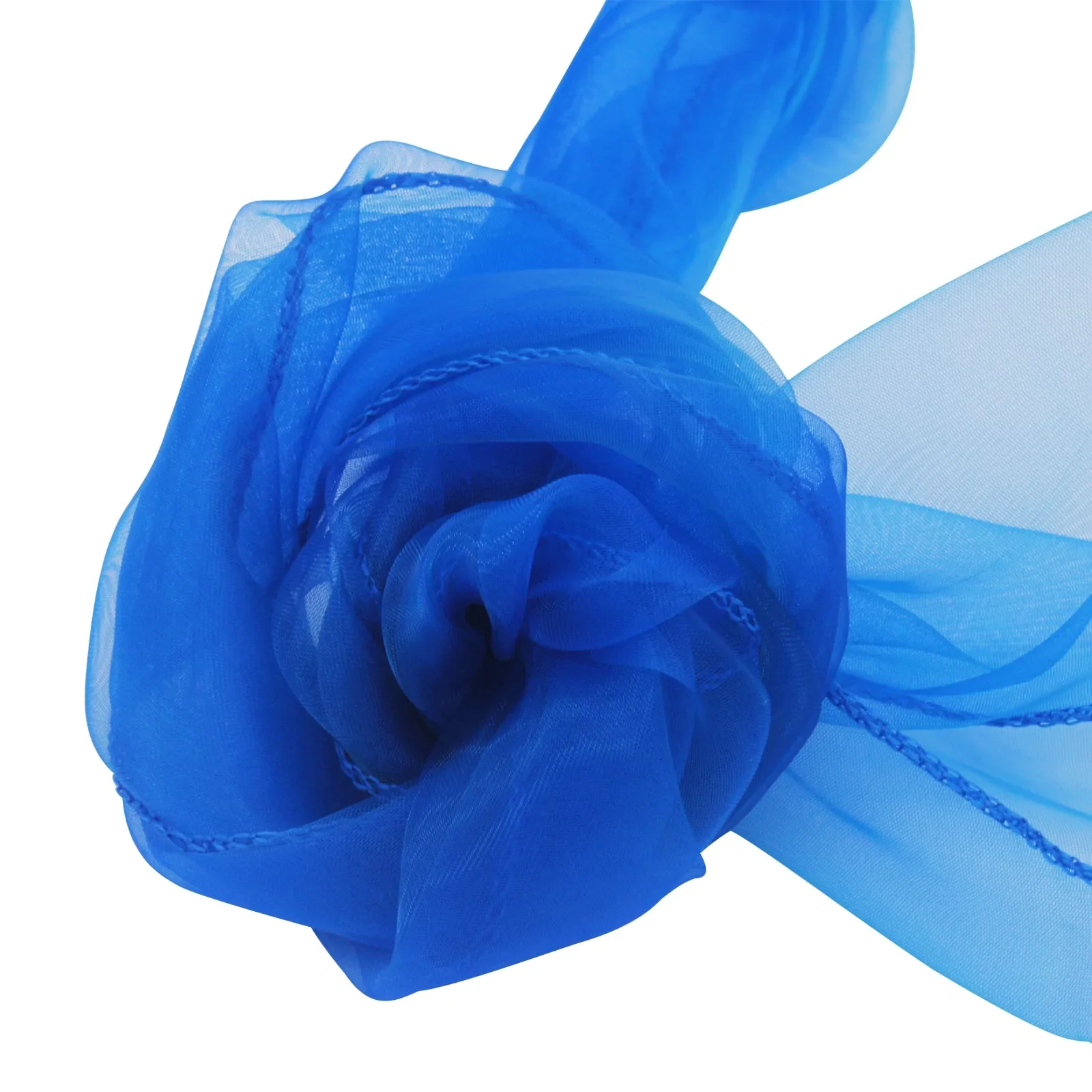 HULIANFU Organza Chair Sashes Bow Chair Covers Organza Fabric DIY Knot Chair Tie for Party Events Wedding Decoration 18cmx275cm - Deanwangkt