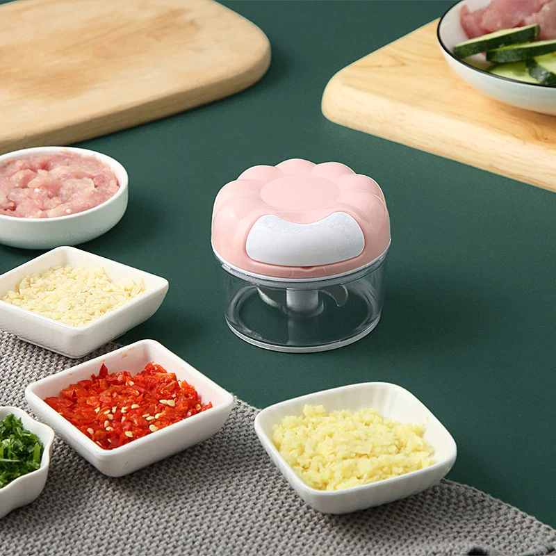 HULIANFU Multi-function Garlic Grinding Chopper Manual Garlic Press Food Vegetables Cutter Meat Grinders Kitchen Gadgets pepper corn - Deanwangkt