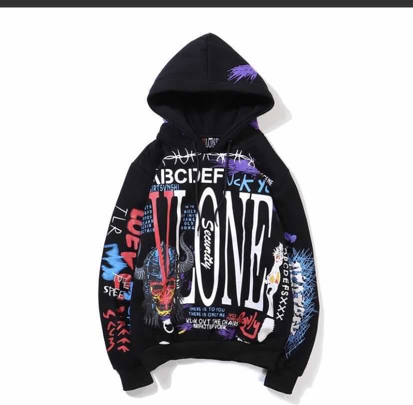 Mens Hip Hop Hoodies Letter Printed Hooded Sweatshirt Women Streetwear Casual Fashion Tide Loose Hoodie Pullovers Vintage - Deanwangkt