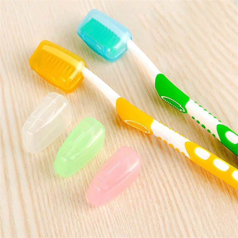 HULIANFU Travel Accessories Toothbrush Tube Cover Case Cap Fashion Plastic Suitcase Holder Baggage Boarding Portable Bathroom Accessories - Deanwangkt