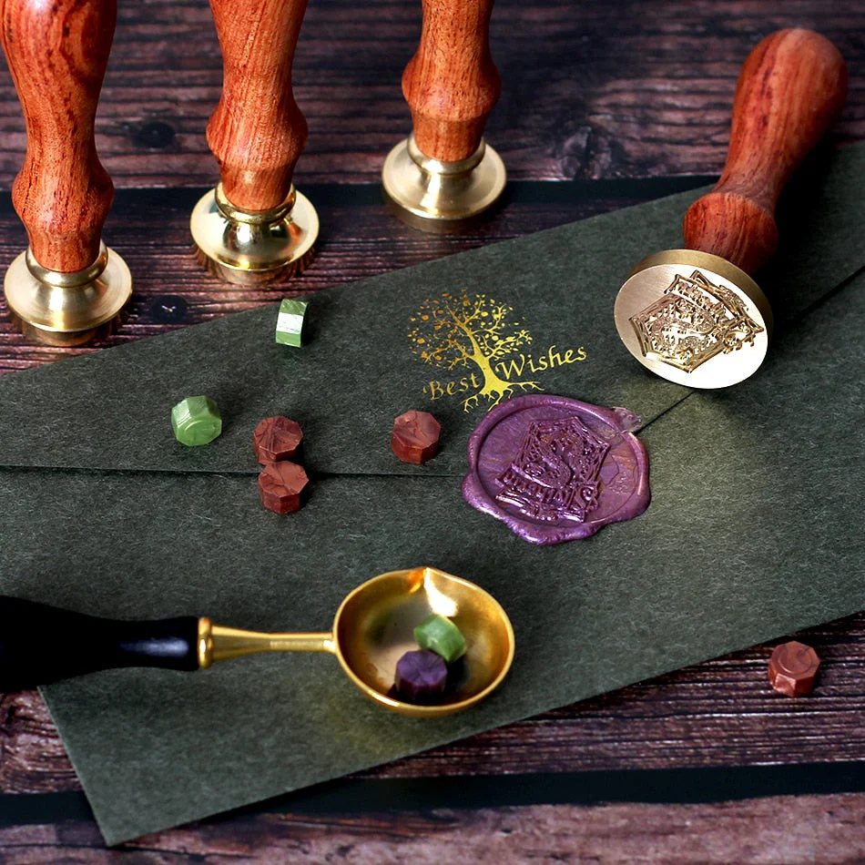 HULIANFU Retro Wood Stamp Classic 26 Letter A-z Alphabet Initial Sealing Wax Seal Stamp Ancient Seal Post Decorative Antique Stamp Gifts - Deanwangkt