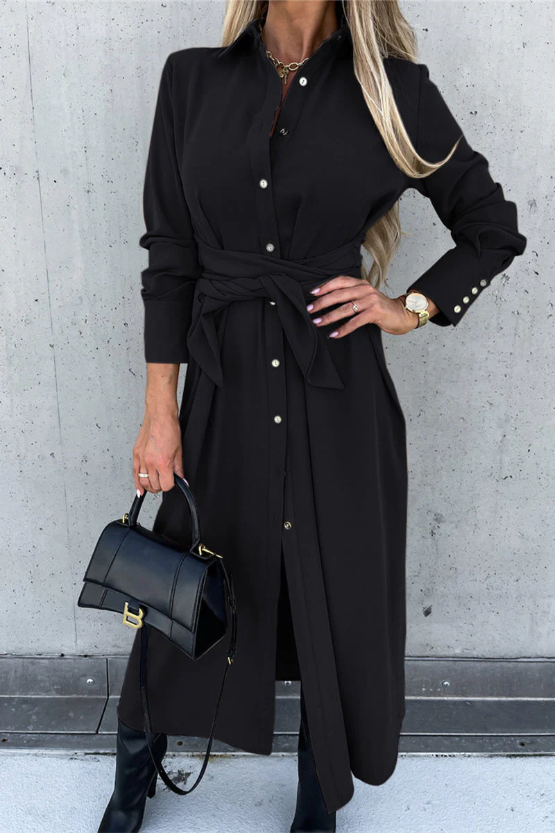 hulianfu Fashion Solid Frenulum V Neck Irregular Dress Dresses(4 Colors) - Deanwangkt