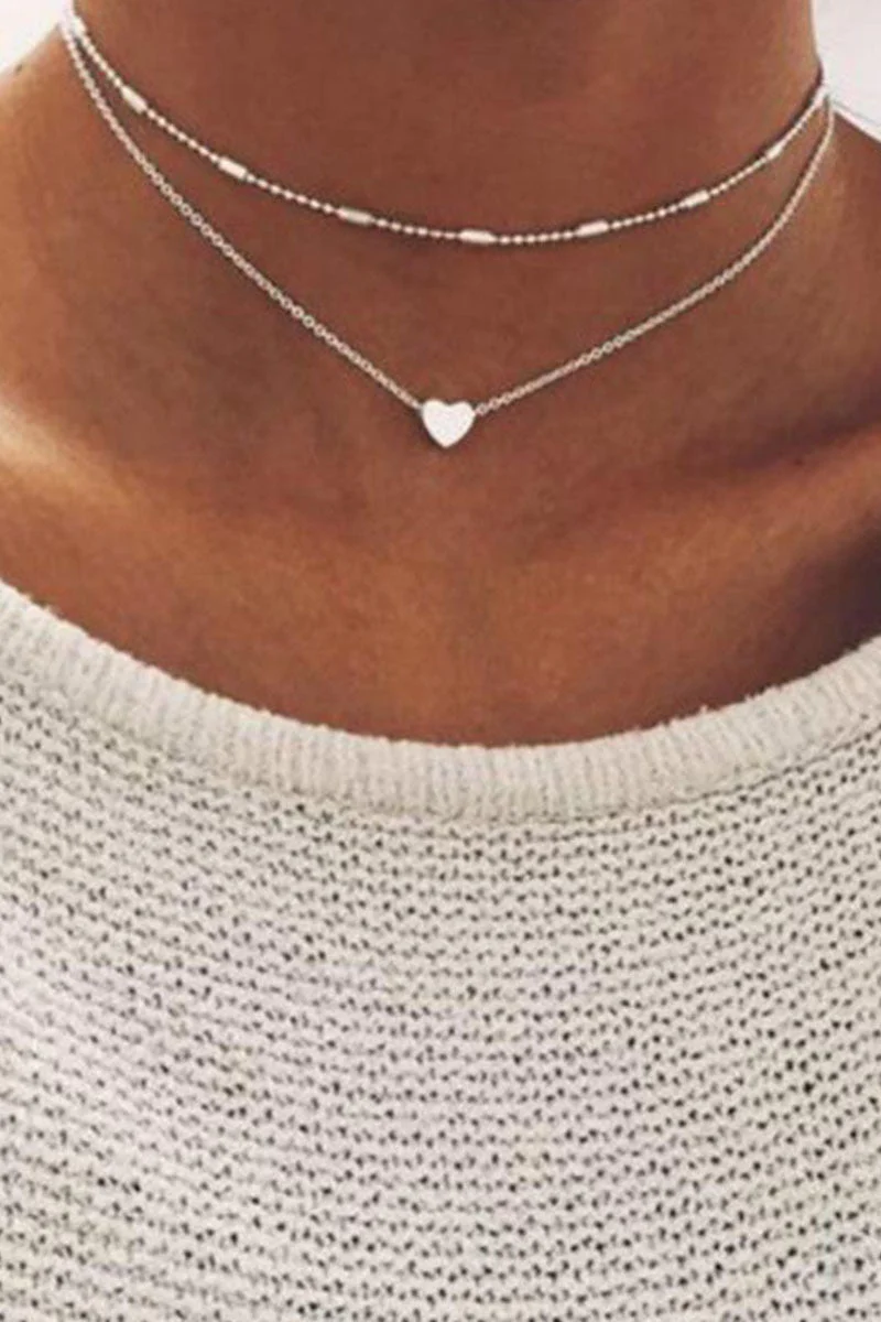 hulianfu Fashion Simplicity Solid Necklaces Accessories - Deanwangkt